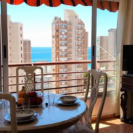 Sea View Ii In Rincon De Loix -free Parking, Wi-fi, Pool, New Air Conditioning Apartment Benidorm
