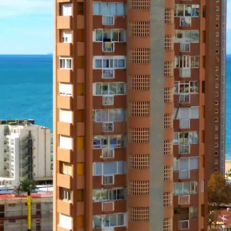 Apartment Sea View Ii In Rincon De Loix -free Parking, Wi-fi, Pool, New Air Conditioning